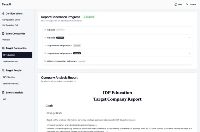 Thalos AI: Target company research report