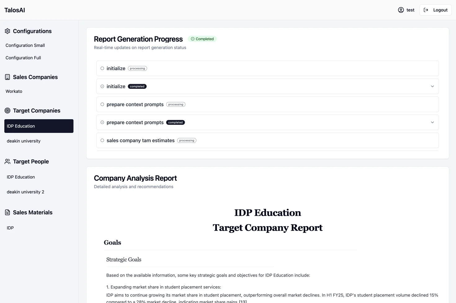 Thalos AI: Target company research report